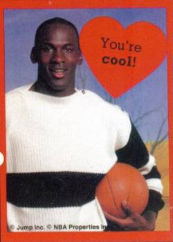 gameraboy:  Happy Valentine’s day from 1980s Michael Jordan!