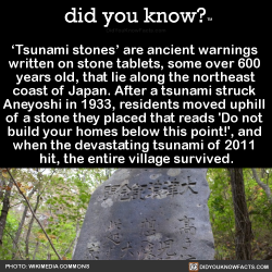 did-you-kno:  ‘Tsunami stones’ are ancient warnings  written