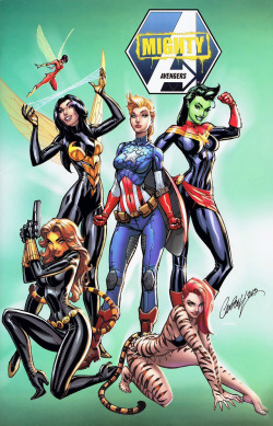 girlsofcomics:  similar posts hereMighty Avengers