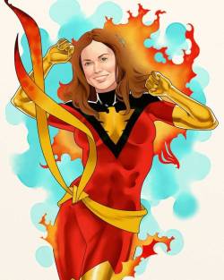 snibbits:  @katlyncarlson as Dark Phoenix Jean Grey cosplay commission