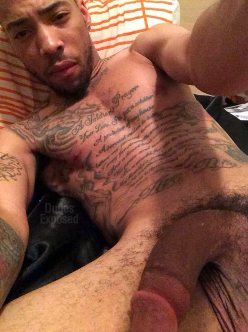 dudes-exposed:  Exclusive: Super hung straight dude named Chavez from New York! MASSIVE cock!       (via TumbleOn)