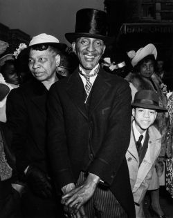  Easter Sunday, Harlem, circa 1940. Photo by Weegee.   someone