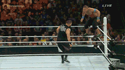 wrasslormonkey:  The John Cena Tornado DDT of the night (by @WrasslorMonkey)