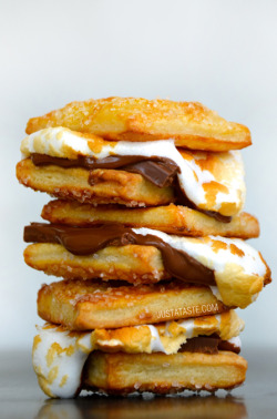 in-my-mouth:  Pie Crust S’mores