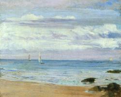 artist-whistler: Blue and Silver Trouville, 1865, James McNeill