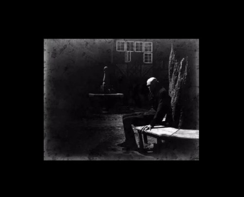 Max Schreck taking a break on the set of NOSFERATU Nudes &