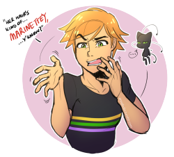 annabubs:  Adrien tries to describe Ladybug.Based off of a conversation