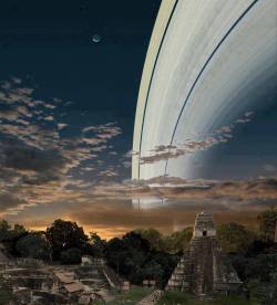 alee-cx:  Así se vería la tierra si tuviera anillos como Saturno..