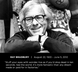 evilsupplyco:  Atticus and crew will be remembering Ray Bradbury