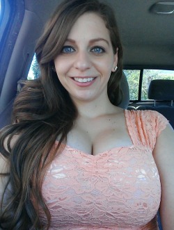 funbaggery:  Her eyes are about to bust out of that top!! 