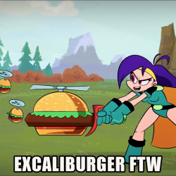 Excaliburger: Hamburgers win. Every time. Check out more Mighty