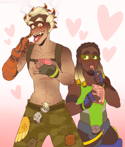 daxratchet:   Day 3 – Valentine’s Day! they gave each others