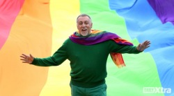 amb00bs:  cat-pun: Gilbert Baker, creator of the iconic rainbow