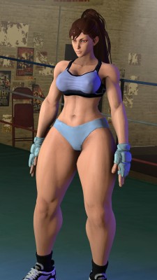 blueaurorasfm:I think i’m in love with this Chun Li model. 