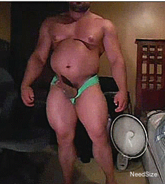 needsize:  Total package. Those Tits and gut. Woof!Bodybuildermilk