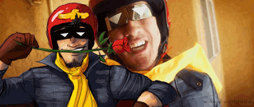 wilford-darkstache:  Markiplier: Hero, Villain, and Everything in Between (Art by haleyscomett-art, found here, used with permission)