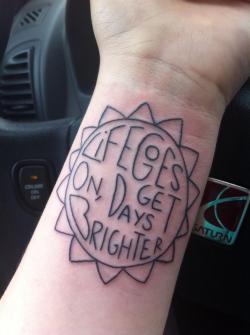 fuckyeahtattoos:  My first tattoo done at No Regrets in Portage,