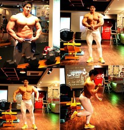 iambigorexic:  ricemuscle:  Hwang Chul Soon off season.  His