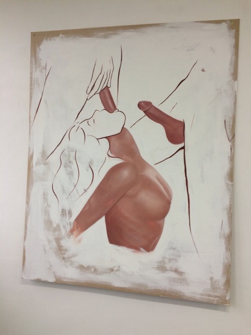 secretlittlesub:  Went to my sisters uni to see her end of year art show- these were my fav  Now sat in bed eating macarons