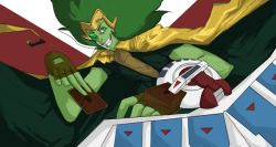 stevenuniversegrottenolm:  Emerald is my favourite Yu-Gi-Oh villain.