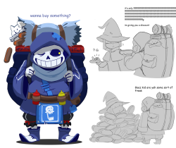 dunesand:  a more…rpg fantasy sans? of course he’s a hot