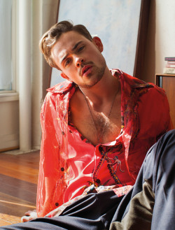 the-madmax-posts: meninvogue: Dacre Montgomery photographed by