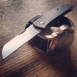 ansoknives:  Titanium to compliment titanium. PAM 176 and Anso