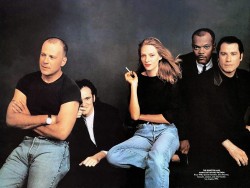 eoinistired:  Group shot of the cast of Pulp Fiction.