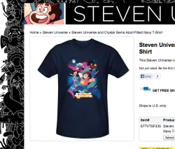 Our Shirts Have Arrived The first publicly available Steven Universe