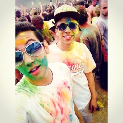 👊👑 (em Holi - Festival Das Cores Parque Do Ibirapuera 2014)