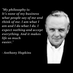 “My philosophy is: It’s none of my business what