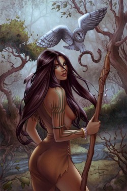 zenescopefanpage:  Grimm Fairy Tales: Dark Shaman #4 (Rich Cover)