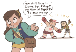 sailorleo:  reunion falls grenda and candy in their monster-huntin’