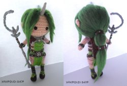 yep-that-tasted-purple:  Amigurumi League of Legends : Dryad