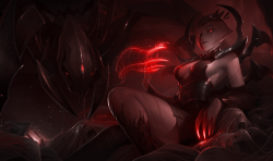 inspirationofelves:  Recolored Blood Moon Elise by DisinDiogo