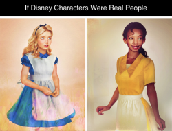 tastefullyoffensive:  If Disney Characters Were Real People by Jirka