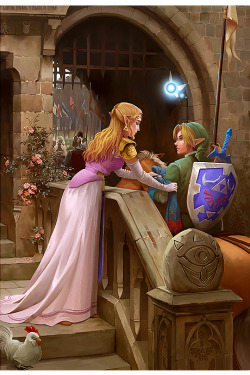 lothlenan: Even before doing my previous Zelda painting, I already