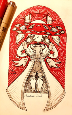 hecking-cloud: Inktober Day 9-10 “Lots of Eyes” (Please-