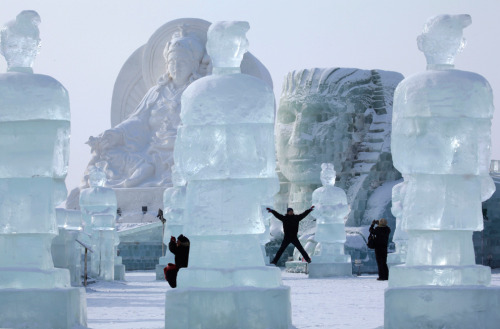 littlelimpstiff14u2:  Harbin International Ice and Snow Sculpture Festival  In 2001, Harbin Ice Festival was merged with Heilongjiang International Ski Festival and got its new formal name China Harbin International Ice and Snow Sculpture Festival. The