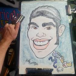 Doing caricatures at Dairy Delight!  #art #drawing #artstix #caricatures