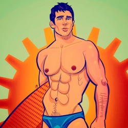 studsketch:  sunny side up #gayart #gayartist #gayillustration