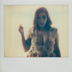 finchdown:  Eight original instant film shots of Selina Kyl are