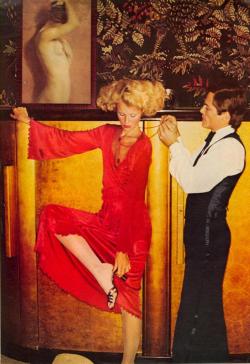 helmutnewtonphoto:  1974 Gunilla Lindblad, For Vogue UK October.