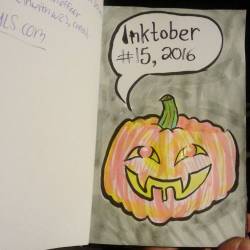 Inktober #15. Pumpkin cause GF suggested because tis the season.