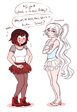 mini skirt pun from yesterday = time to make a mini skirt draw