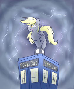 heirofrickdraws:NATG: Pony (literally) out of time =3