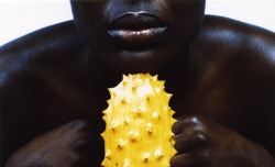 palmofmyhands: Corps et Fruit Series (1998-1999) by Angèle Etoundi