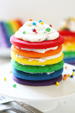 foodffs:  Rainbow Sugar CookiesReally nice recipes. Every hour.Show