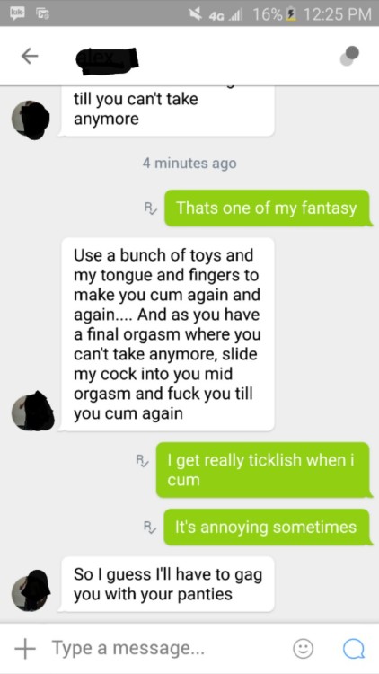 420slutwife:  I dnt even know if i put this on the right order all i know is this kind of messages makes me horny, as you can see i was responding very short, coz i was busy touching myself. :p 