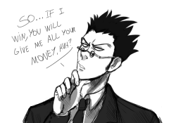 rabiscosetal:  - I don’t think I wanna play anymore… P.S..Leorio